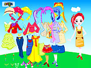Click to Play Colorful Doll Dressup