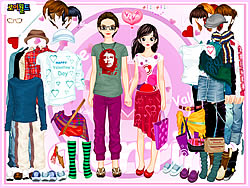 Click to Play Aaron and Gabrielle Couple Dressup