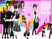 Click to Play Black and White Dress Up