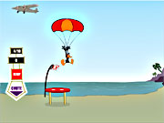 Click to Play Daffy Duck Sky Diving