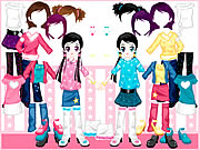 Click to Play Little Twin Dress up