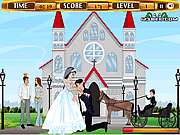 Click to Play Bride And Groom Kissing