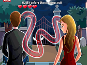 Click to Play Vampire Kissing Game: Kiss Of Death