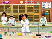 Click to Play Chemistry Lab Kissing