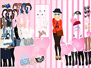 Click to Play Pink Wallpaper Dress Up
