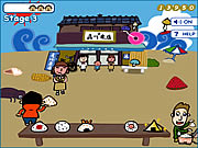 Click to Play Hiroshi & David - Shooting Onigiri