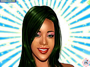 Click to Play Rihanna Makeover