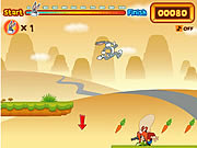 Click to Play Bugs Bunny's Hopping Carrot Hunt