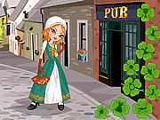 Click to Play Irish Beauty Dress Up