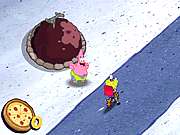 Click to Play Sponge Bobs Pizza Toss