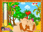 Click to Play Cute Monkey Kissing