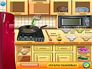 Click to Play Vegetable Frittata Cooking