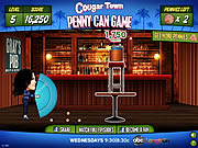 Click to Play Cougar Town: Penny Can Game