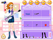 Click to Play Guitar Girl Dressup