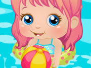 Click to Play Baby Alice Beach Day