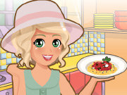 Click to Play Mia Cooking Spaghetti Bolognese