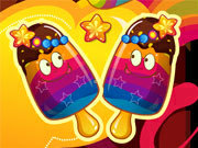 Click to Play Rainbow Popsicles